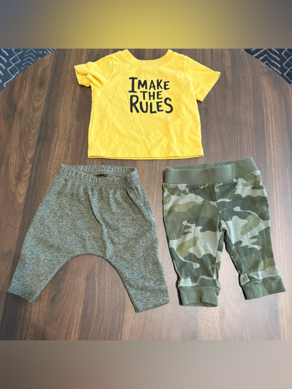 Baby boy shirt and pants set